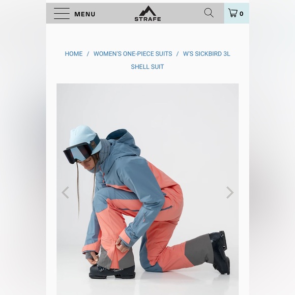 Strafe Outerwear W’s Sickbird 3L Shell Suit - Women’s One Piece - Picture 5 of 16